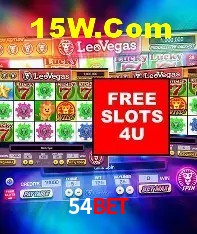 Biblioteca de slots populares na 54Bet