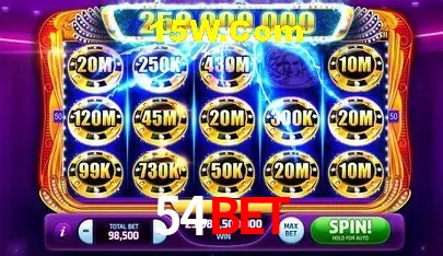 Jackpots e promoções na 54Bet